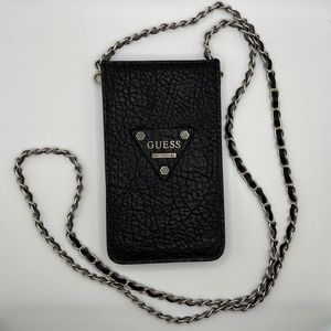 Guess Black Embossed Crossbody